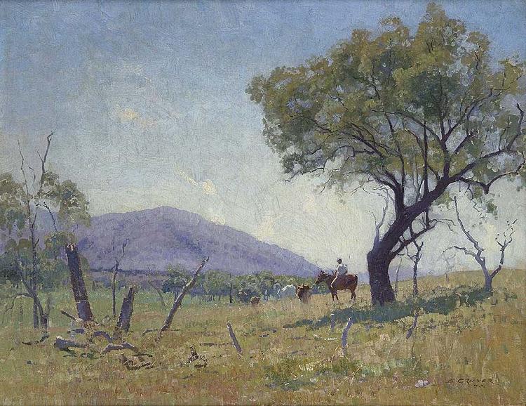 Elioth Gruner Mingoola Valley oil painting picture